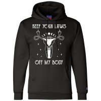 Womens Uterus Shirt Middle Finger Keep Your Laws Off My Body Tank Top Champion Hoodie | Artistshot