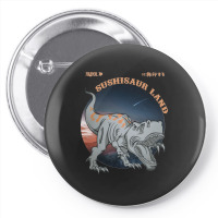 Sushisaur Land White Travel To Sushii Sour Land Pin-back Button | Artistshot