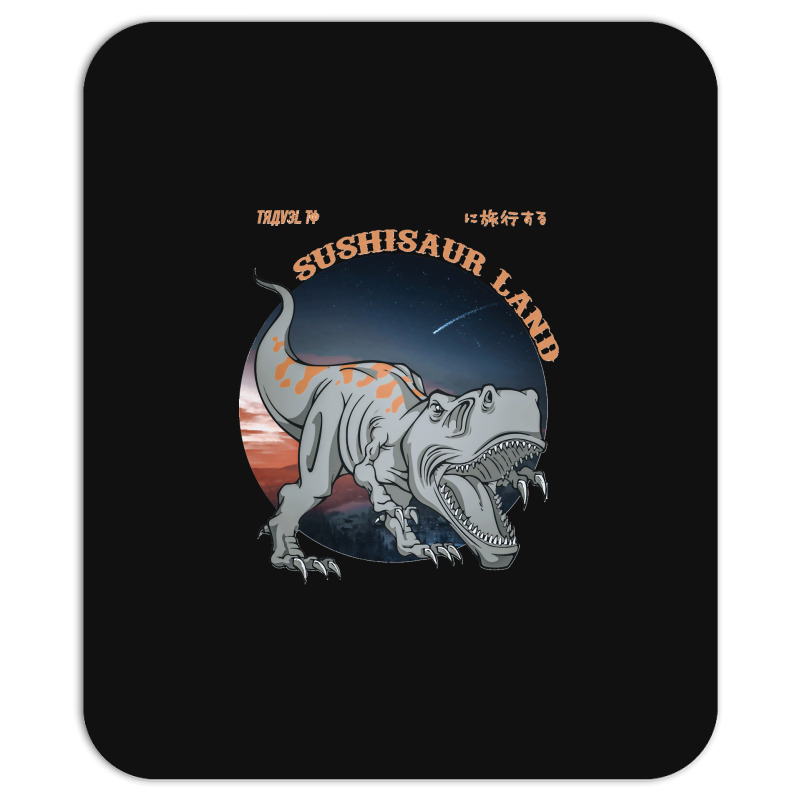 Sushisaur Land White Travel To Sushii Sour Land Mousepad | Artistshot