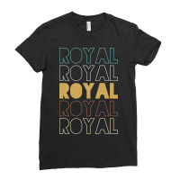 Royal Royal Royal Royal Royal Ladies Fitted T-shirt | Artistshot