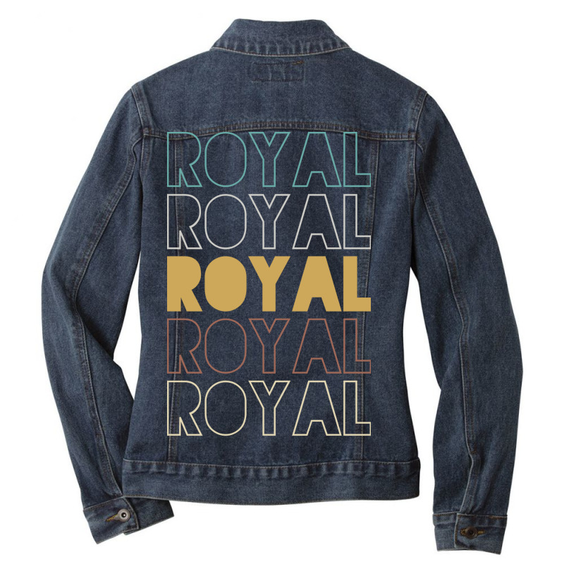 Royal Royal Royal Royal Royal Ladies Denim Jacket by Topseller | Artistshot