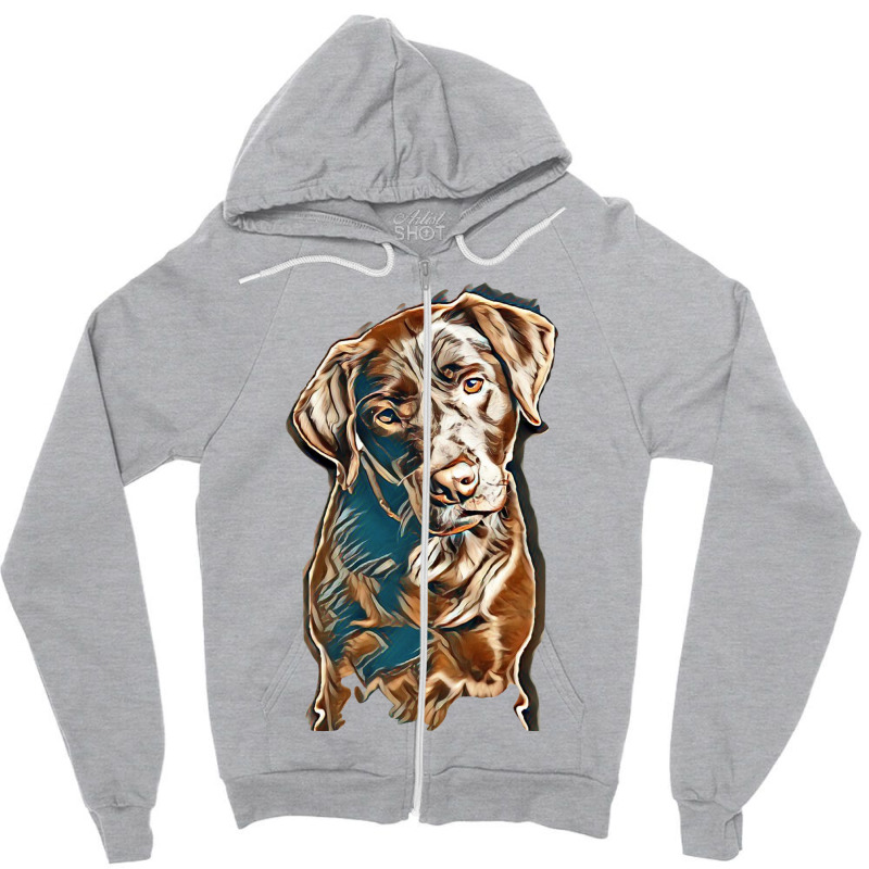 I Love My Dog Zipper Hoodie | Artistshot