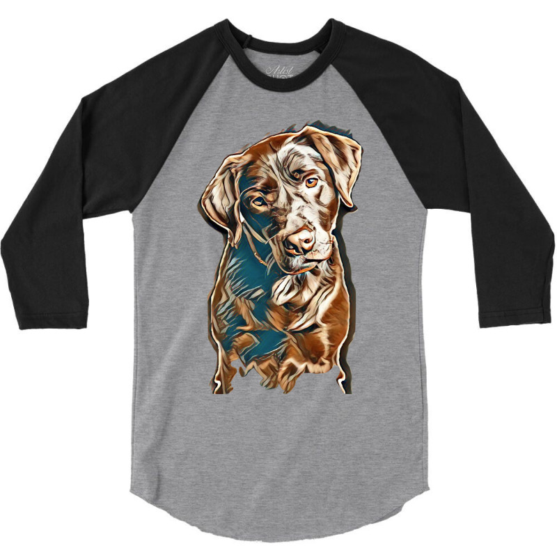 I Love My Dog 3/4 Sleeve Shirt | Artistshot