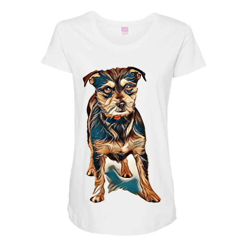 Dog Life Maternity Scoop Neck T-shirt by Kemnabi | Artistshot