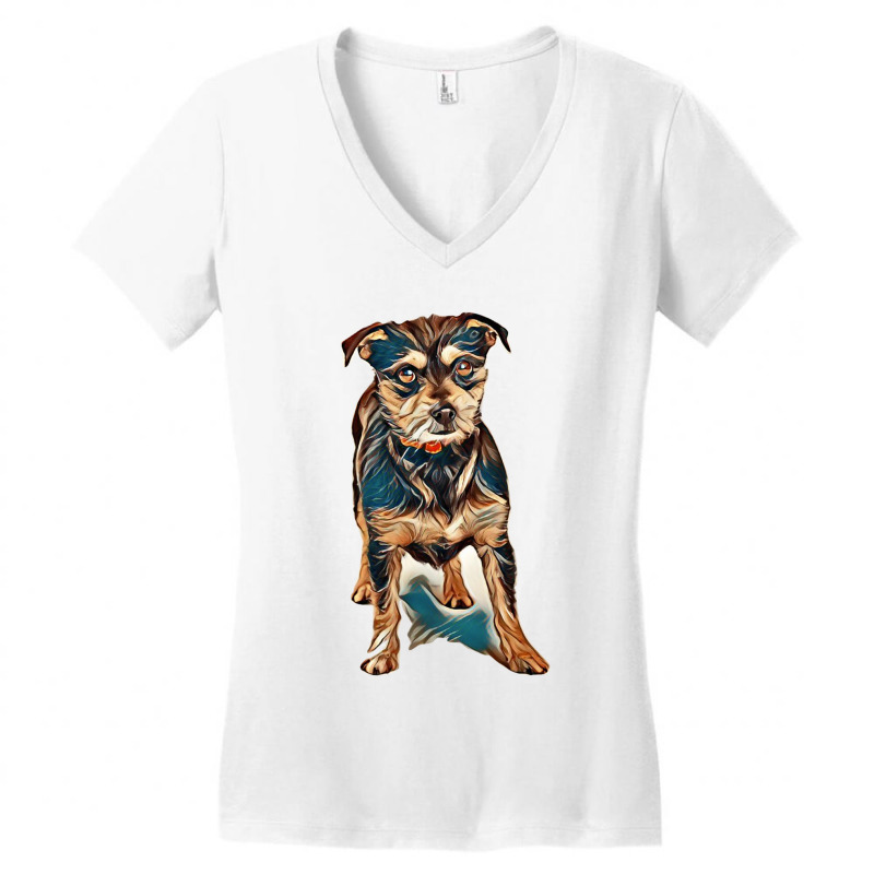 Dog Life Women's V-Neck T-Shirt by Kemnabi | Artistshot