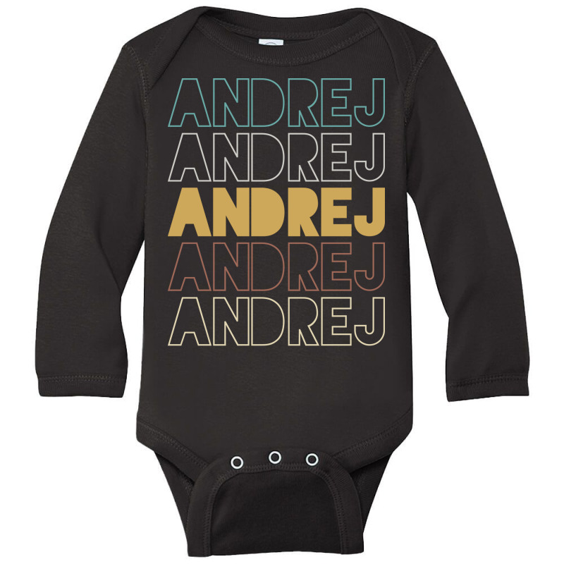 Andrej Andrej Andrej Andrej Andrej Long Sleeve Baby Bodysuit by Topseller | Artistshot