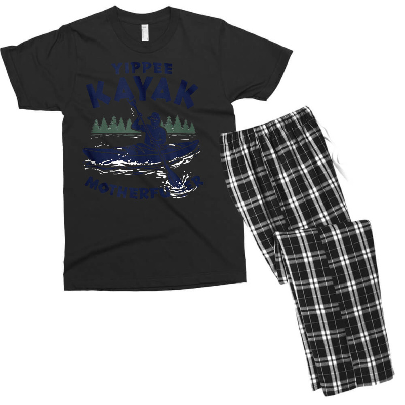 Yippie Kayak, Funny Kayak Water Swimming Tank Top Men's T-shirt Pajama Set | Artistshot