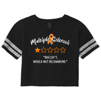 Multiple Sclerosis One Star, Funny Ms Invisible Spoonie Scorecard Crop Tee | Artistshot