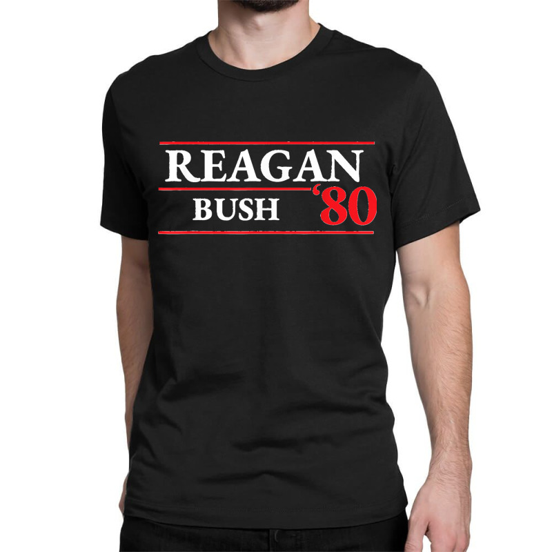 Reagan Bush 1980 Presidential Election Classic T-shirt by AnaMercedesContreras | Artistshot