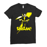 Mens Shazam! Lightning Bolt T Shirt Ladies Fitted T-shirt | Artistshot