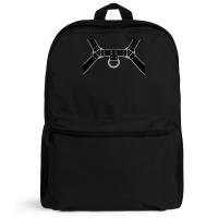 Black Leather Harness Print Bsdm Kink Gay Leather Pride Backpack | Artistshot