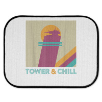 Retro Tower & Chill Tee   Gamer Titan Hunter Warlock T Shirt Rear Car Mat | Artistshot