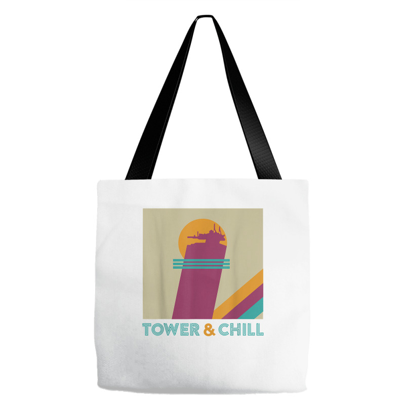 Retro Tower & Chill Tee   Gamer Titan Hunter Warlock T Shirt Tote Bags | Artistshot