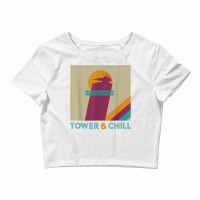 Retro Tower & Chill Tee   Gamer Titan Hunter Warlock T Shirt Crop Top | Artistshot