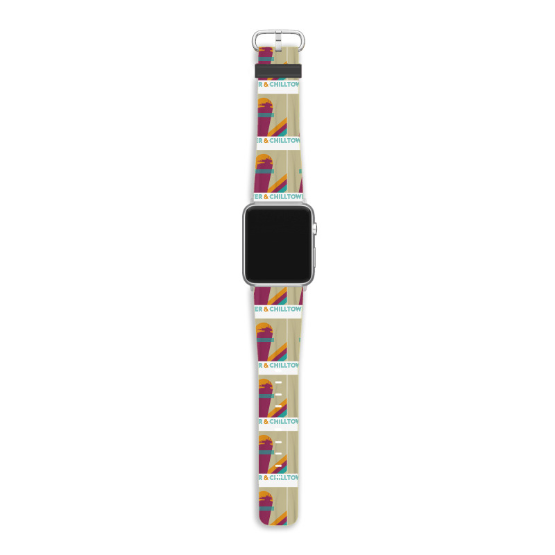 Retro Tower & Chill Tee   Gamer Titan Hunter Warlock T Shirt Apple Watch Band | Artistshot