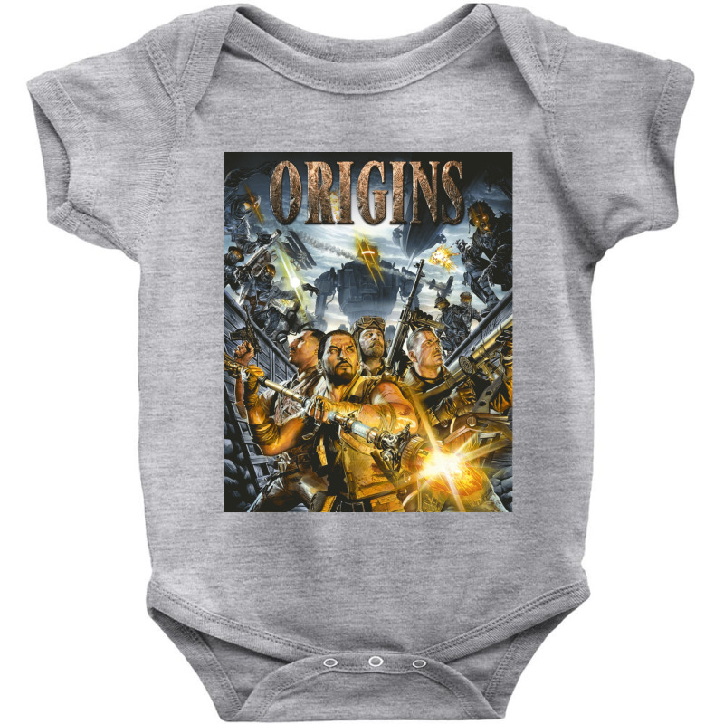 Origins Poster Baby Bodysuit by SilviaMartinez | Artistshot