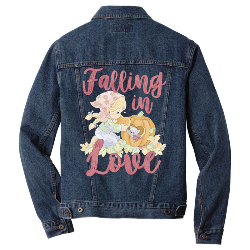 Precious Moments Falling In Love Seasonal Pumpkin Sweatshirt Men Denim Jacket by voigterannen | Artistshot