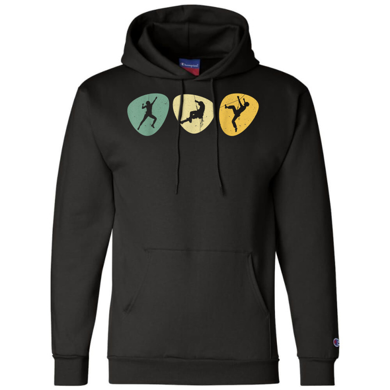 Climber Rock Climbing Vintage Bouldering T Shirt Champion Hoodie | Artistshot