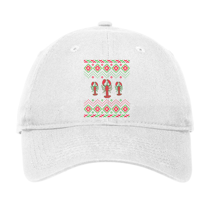 Christmas Crustacean Core Lobster T Shirt Adjustable Cap | Artistshot