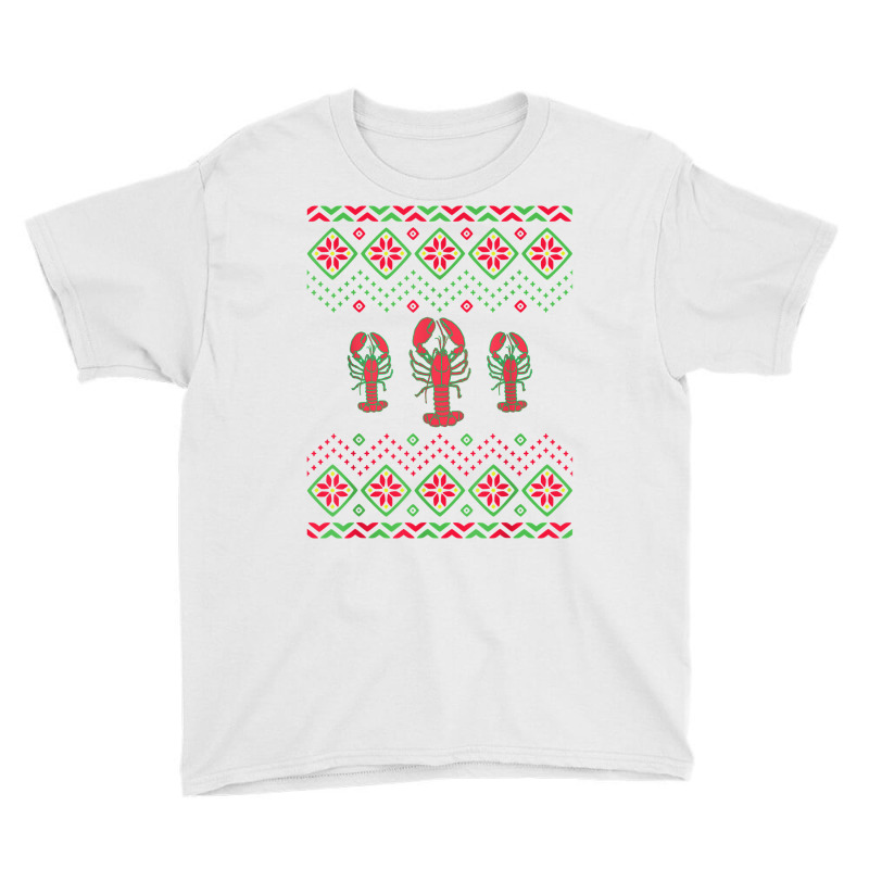 Christmas Crustacean Core Lobster T Shirt Youth Tee | Artistshot