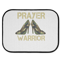 Camo Heels Prayer Warrior Faith God Jesus Christian T Shirt Rear Car Mat | Artistshot