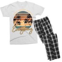 Saltwater Heals Everything Retro Summer Vacation Beach Funny T Shirt Men's T-shirt Pajama Set | Artistshot