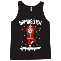 Cute Santa Doing Yoga Christmas Funny Yoga Mediation Gift T Shirt Tank Top | Artistshot