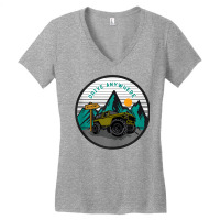 Drive Anywhere Overlanding Off Roading Tank Top Women's V-neck T-shirt | Artistshot