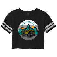 Drive Anywhere Overlanding Off Roading Tank Top Scorecard Crop Tee | Artistshot