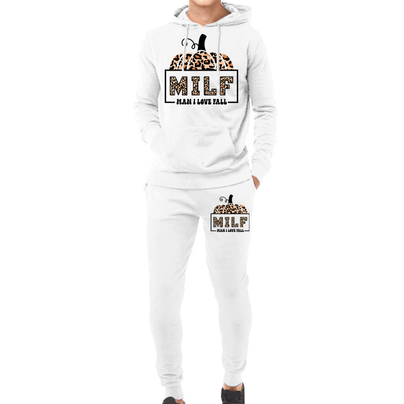 Milf Man I Love Fall Funny Woman Autumn Seasons Lover Sweatshirt Hoodie & Jogger set by cm-arts | Artistshot