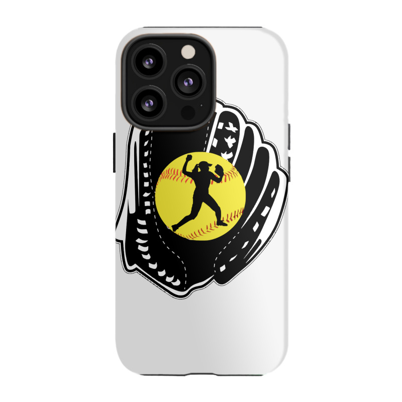 Softball Gift Shortstop 2nd Base 3rd Outfield Mitt Equipment Pullover Iphone 13 Pro Case | Artistshot