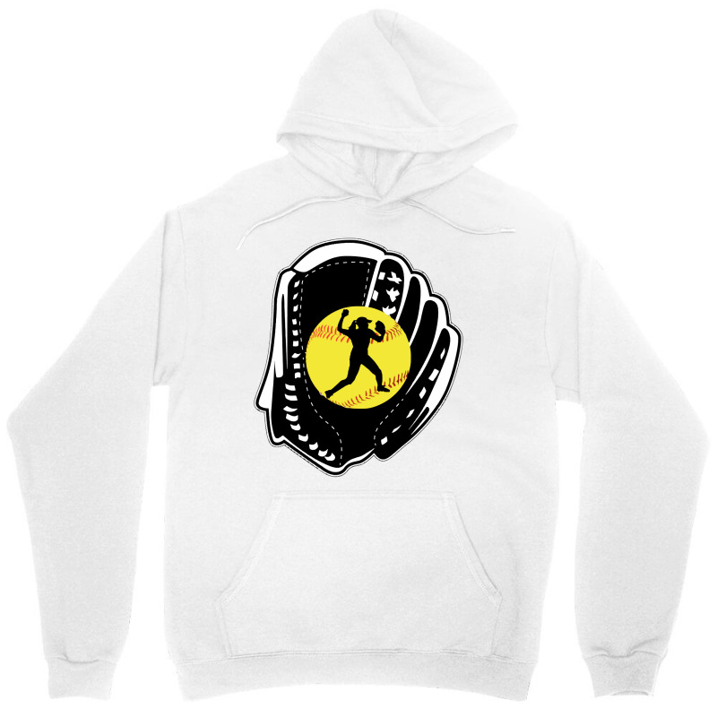 Softball Gift Shortstop 2nd Base 3rd Outfield Mitt Equipment Pullover Unisex Hoodie | Artistshot