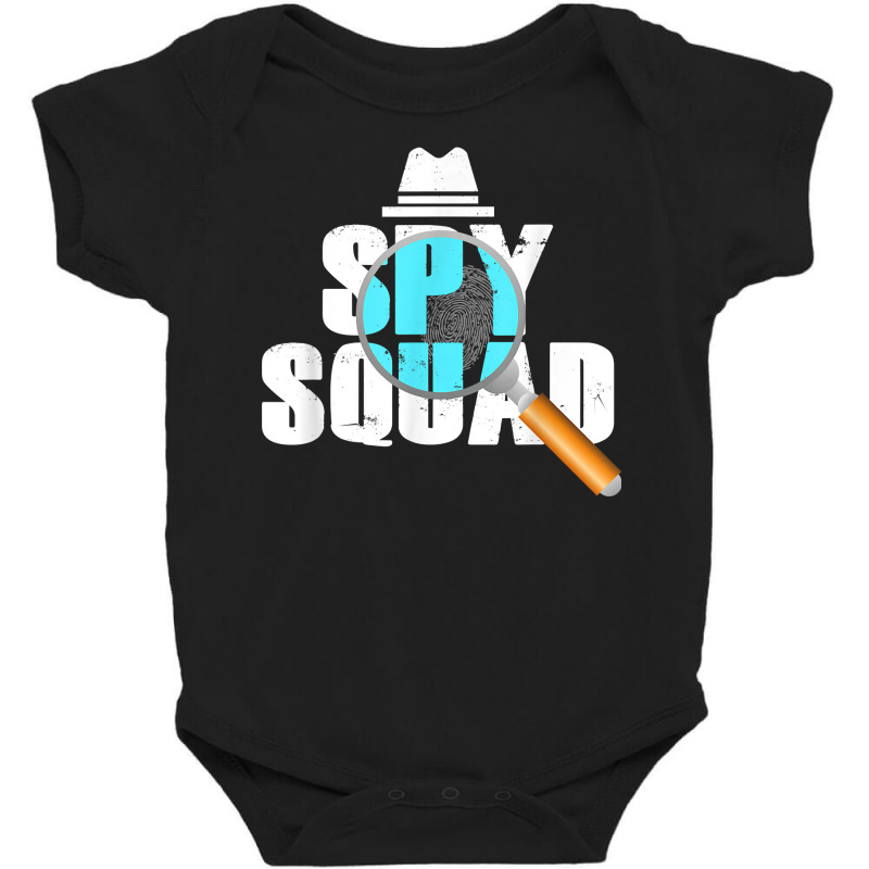 Spy Squad Police Crime Investigator Private Detective Team T Shirt Baby Bodysuit by kubleryeonkenx | Artistshot