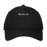 Retro Write On Shirt Vintage Novel Writers Journalist T Shirt Adjustable Cap | Artistshot