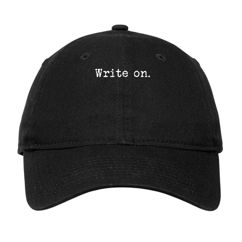 Retro Write On Shirt Vintage Novel Writers Journalist T Shirt Adjustable Cap by qubujasaelae | Artistshot