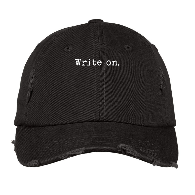 Retro Write On Shirt Vintage Novel Writers Journalist T Shirt Vintage Cap by qubujasaelae | Artistshot