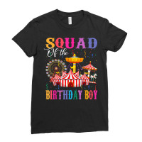 Squad Of The Birthday Boy Ringmaster Circus Birthday Party T Shirt Ladies Fitted T-shirt | Artistshot