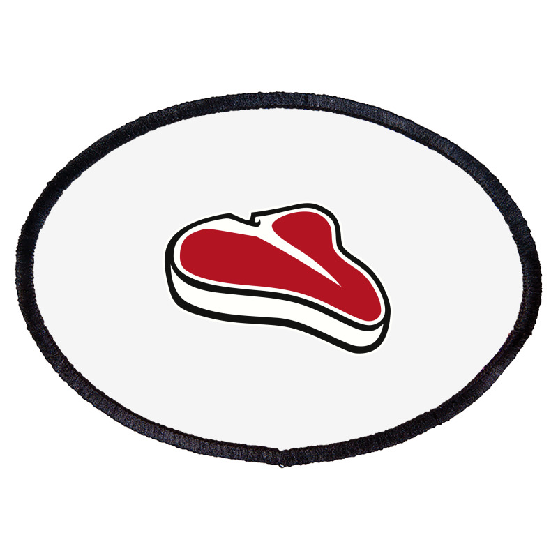 Steak , Steak Oval Patch | Artistshot