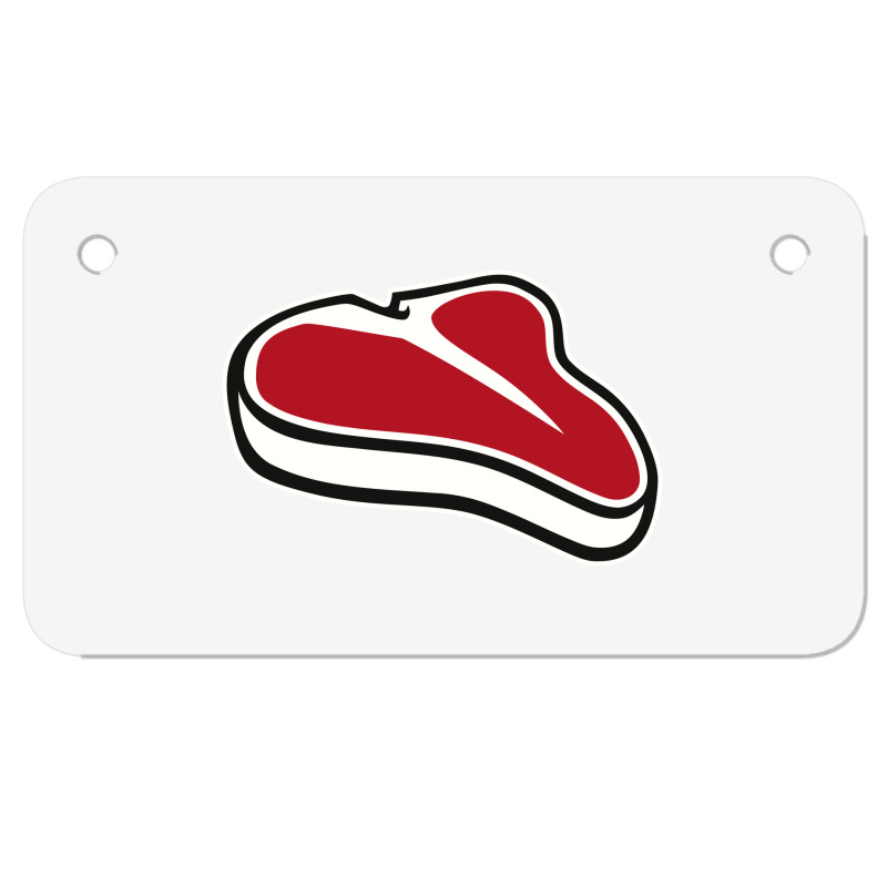 Steak , Steak Motorcycle License Plate | Artistshot