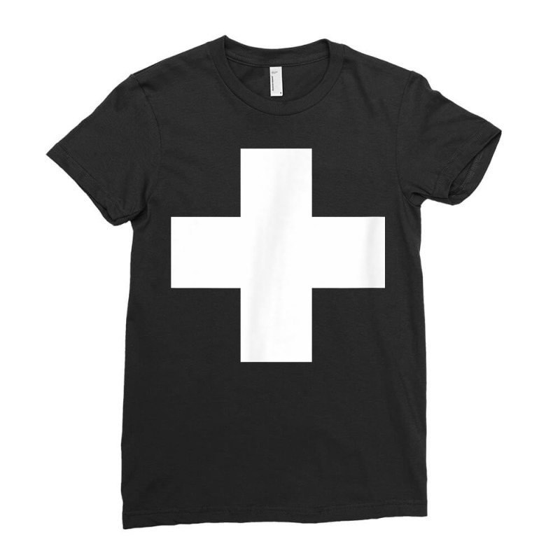 Swiss National Flag  National Pride T Shirt Ladies Fitted T-Shirt by voigterannen | Artistshot