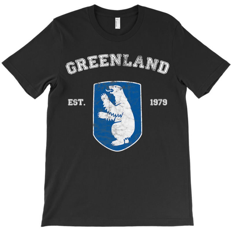 Vintage Coat Of Arms Greenland T-shirt | Artistshot