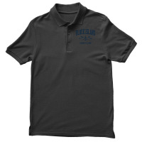 Block Island Ri Vintage Navy Crossed Oars & Boat Anchor Men's Polo Shirt | Artistshot