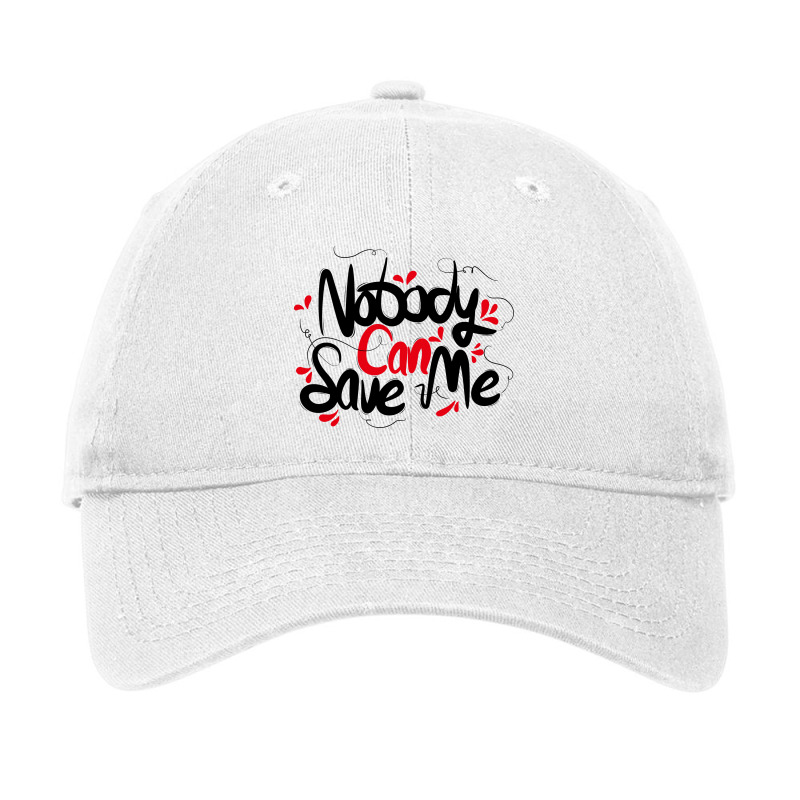 Nobody Can Save Me Adjustable Cap by Distrowlinc | Artistshot