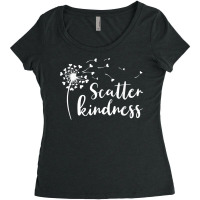 Dandelion Scatter Kindness & Be Kind Matching Family Gifts T Shirt Women's Triblend Scoop T-shirt | Artistshot