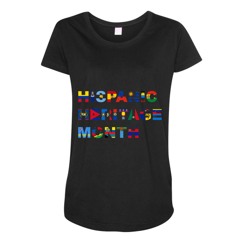 Latin America Culture Gift National Hispanic Heritage Month Maternity Scoop Neck T-shirt by new121 | Artistshot