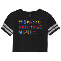 Latin America Culture Gift National Hispanic Heritage Month Scorecard Crop Tee | Artistshot