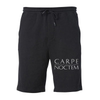 Latin Quote Carpe Noctem Seize The Night Fleece Short | Artistshot