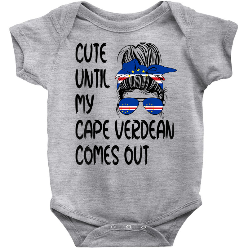 Funny Cute Until My Cape Verdean Comes Out T Shirt Baby Bodysuit by cm-arts | Artistshot