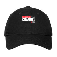 Subscribe To My Channel Livestreaming Online Streaming T Shirt Adjustable Cap | Artistshot