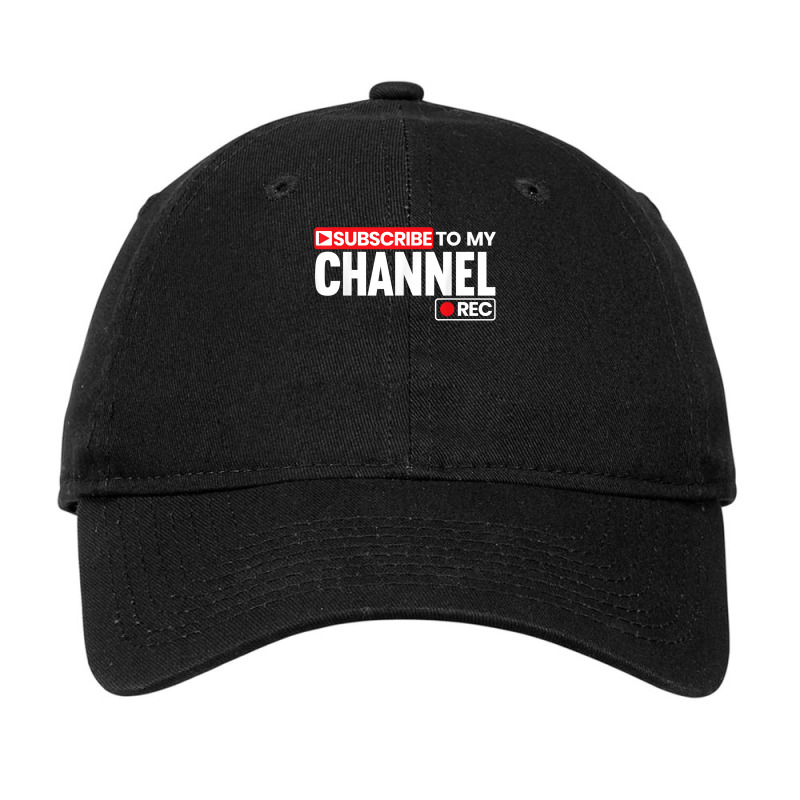 Subscribe To My Channel Livestreaming Online Streaming T Shirt Adjustable Cap by jobsfvhaazg | Artistshot